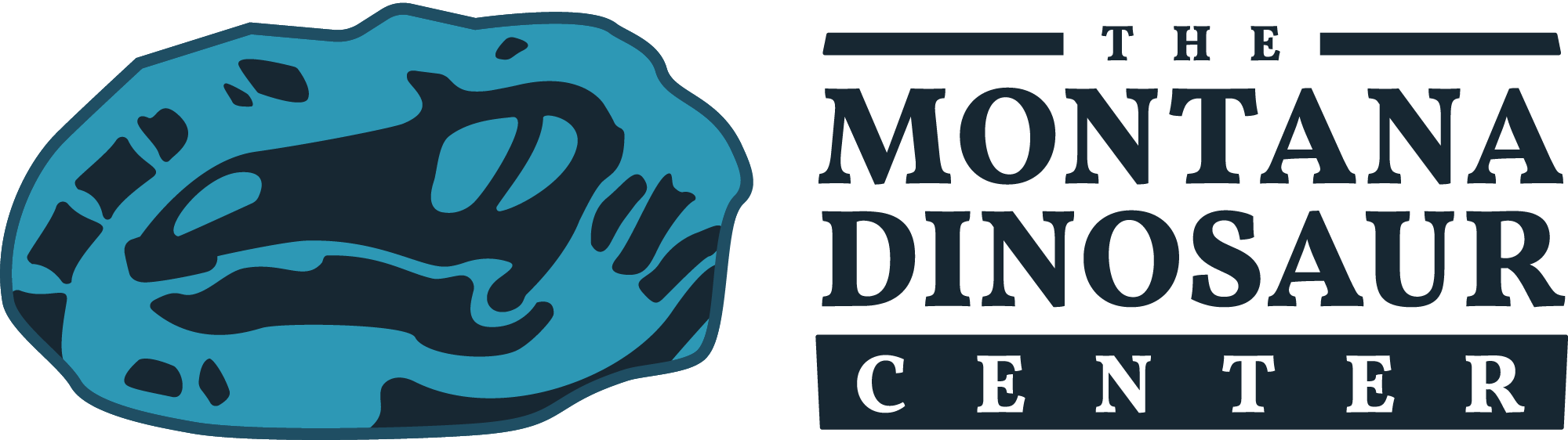 Montana Dinosaur Logo and wordmark